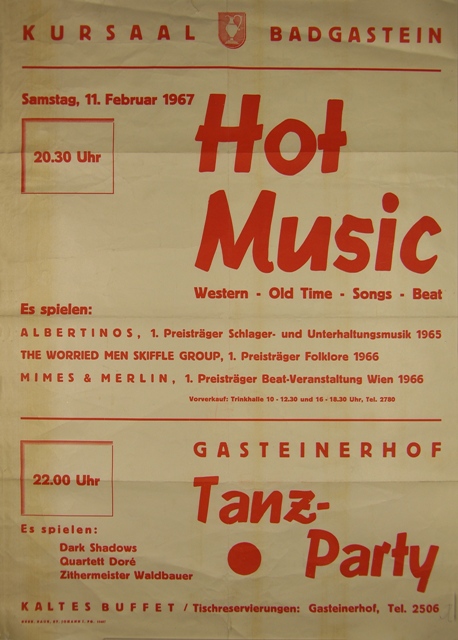 Plakat Badgastein 11. Februar 1967 